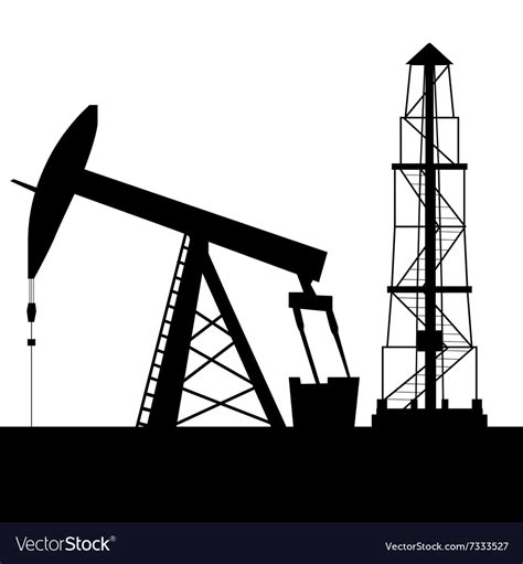 drilling rig silhouette|oil derrick silhouette.